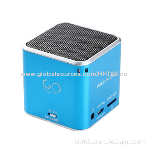 Car-shaped Portable Speaker for iPhone/iPod, Supports T-flash/SD CardNew